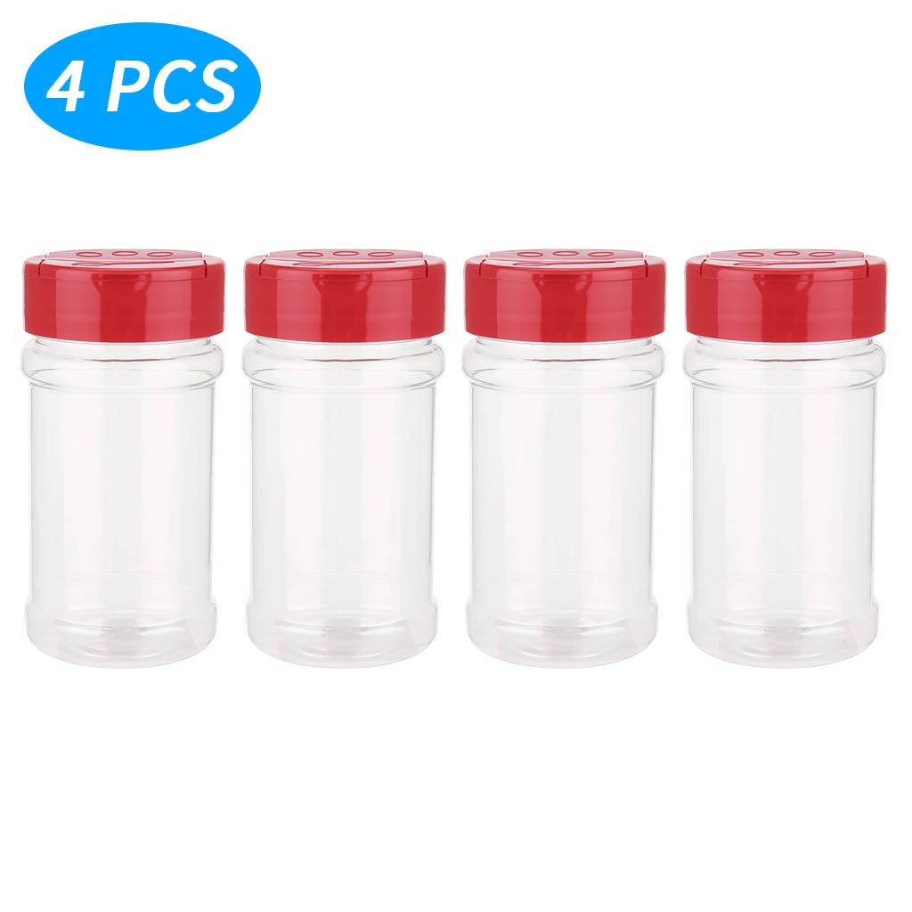 4PCS Spice Jars for Storing Spice Herbs Spice Containers with Flip Top Cap Kitchen Gadgets Spice Bottle Cumin Powder Box Set: Default Title