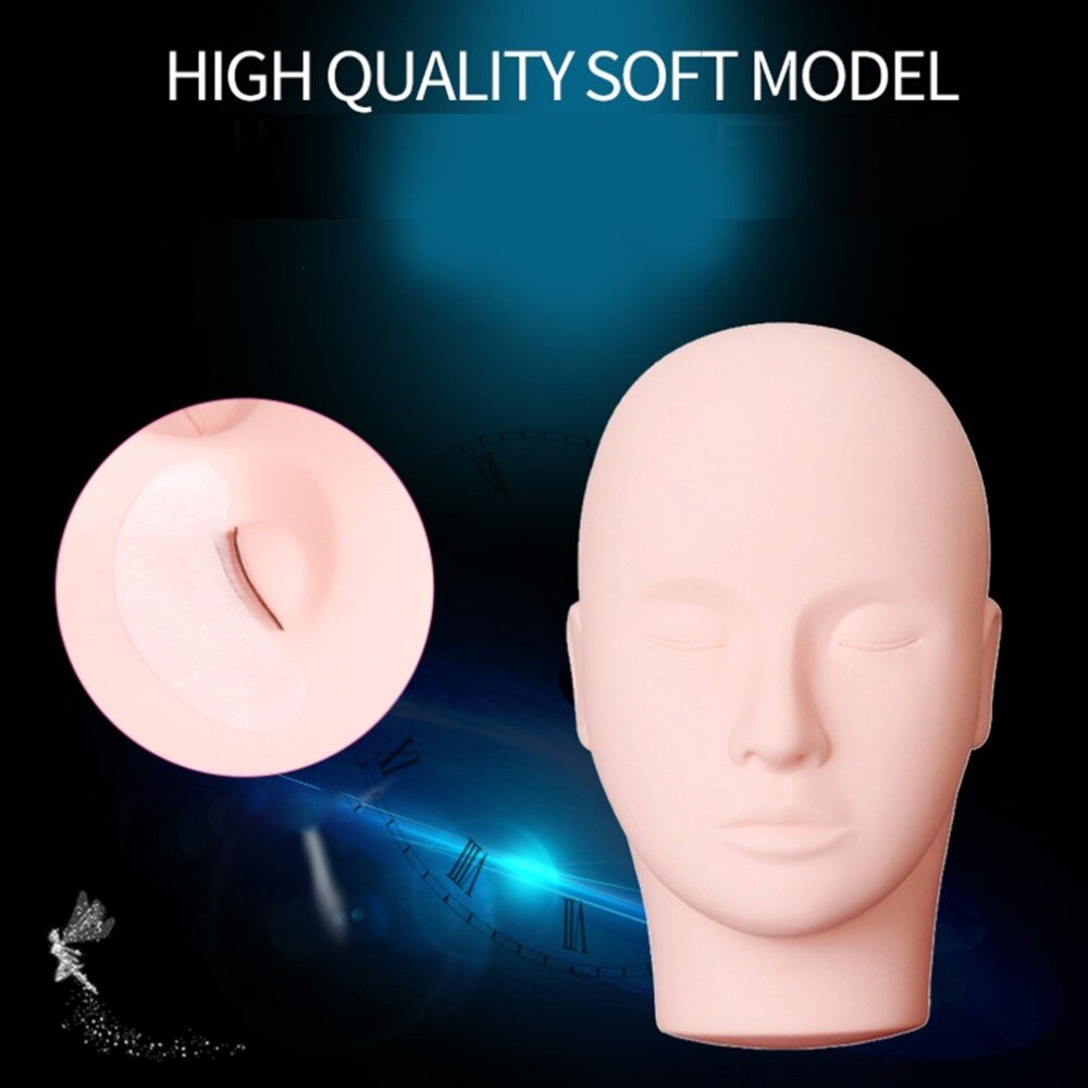Beauté maquillage cils pratique Mannequin Pro Massage maquillage formation cosmétologie Mannequin poupée visage tête modèle outils de maquillage