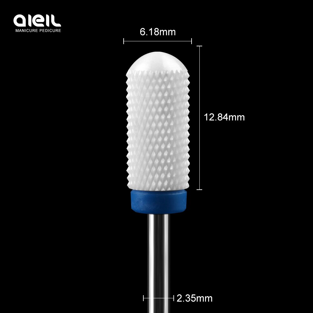 Broca de clavo de cerámica, taladro eléctrico, accesorio de la máquina, fresa de cerámica para quitar acrílicos de Gel