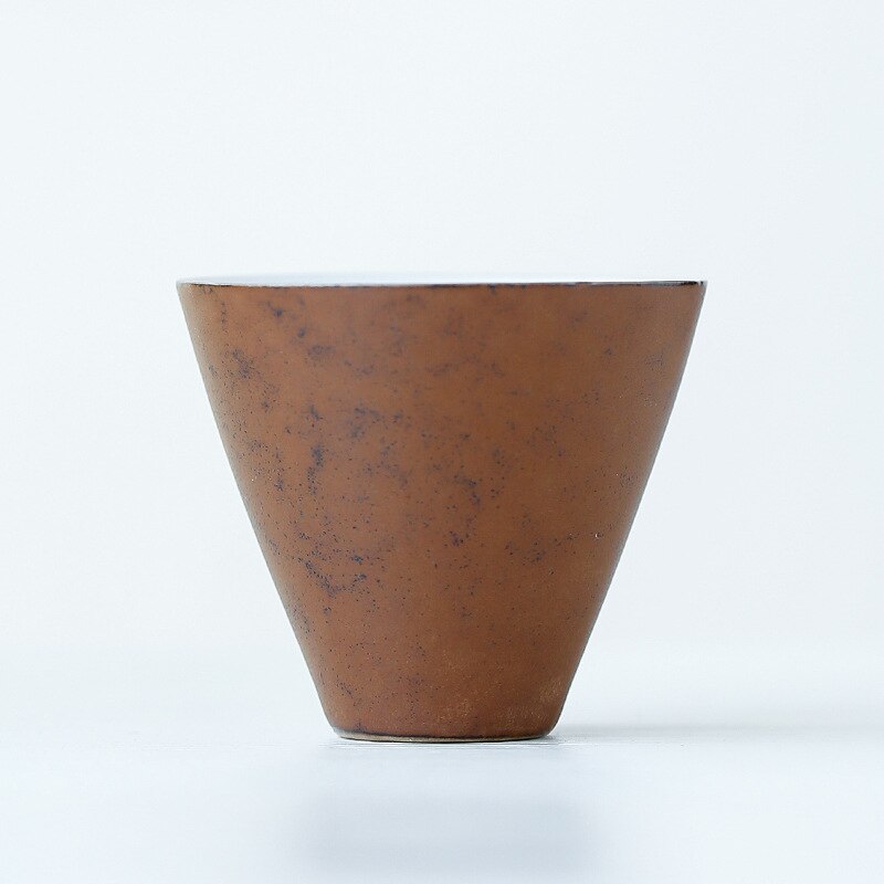 Grov keramik kopper i japansk stil keramiske kung fu kopper duftende kop tekop håndlavet retro ovn bagt keramisk tekopper: Tekop 2