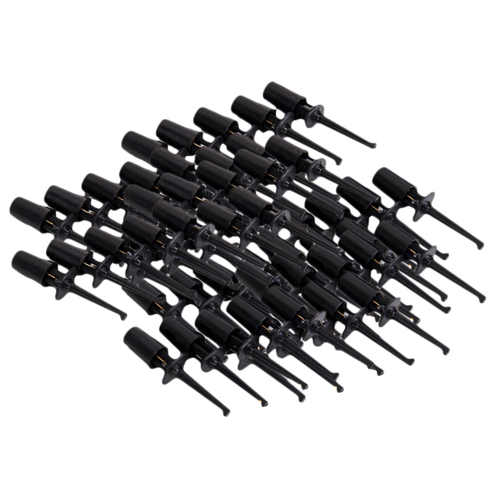 60Pcs Testing Hook Components Probe Working Access Spring Clip for PCB 4.2cm