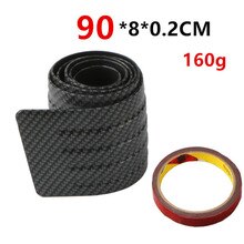 Trim Protection strip Cover 90cm Car Door Sill Plate Guard Protector Rubber