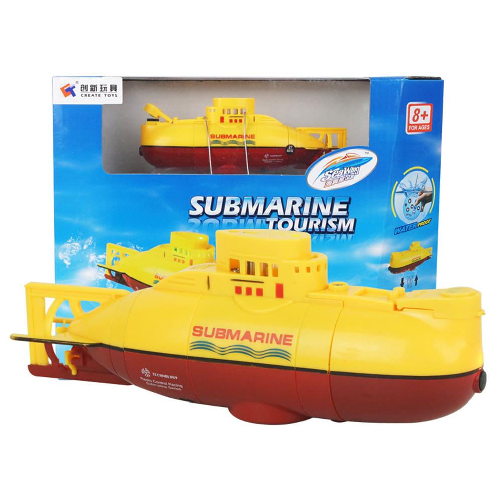 DSstyles Mini RC Submarine 6CH Hoge Snelheid Radio Afstandsbediening Boot Model Elektrische Kinderen Speelgoed