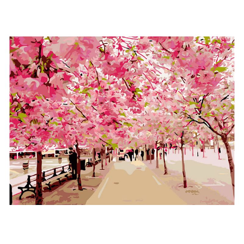 Paint For Adults and Kids DIY Oil Painting Kits Pre-Printed Canvas 2XPF