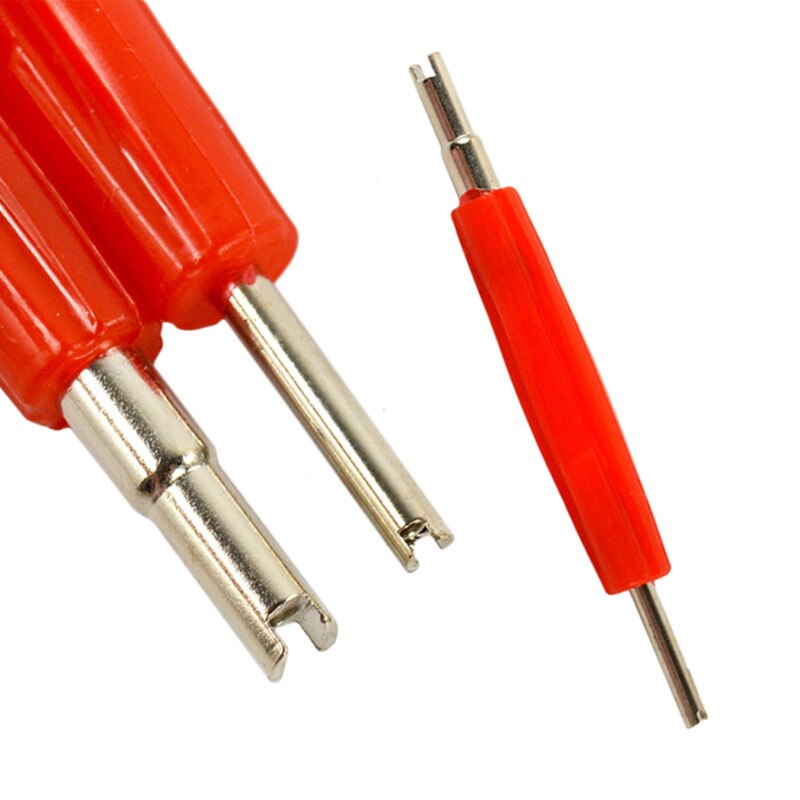 Band Reparatie Tools Ventiel Removal Installer Wrench Dual Head Voor Autoband Airconditioning Ventiel Rijden