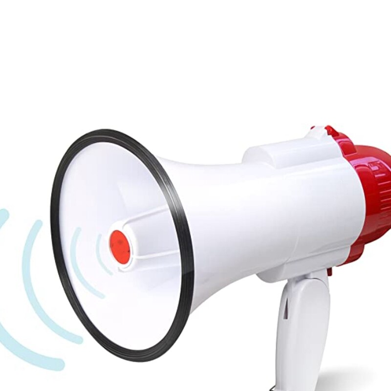 Handheld Tweeter, High-Power Megaphone, Multi-Function Recording Loudspeaker Speaker