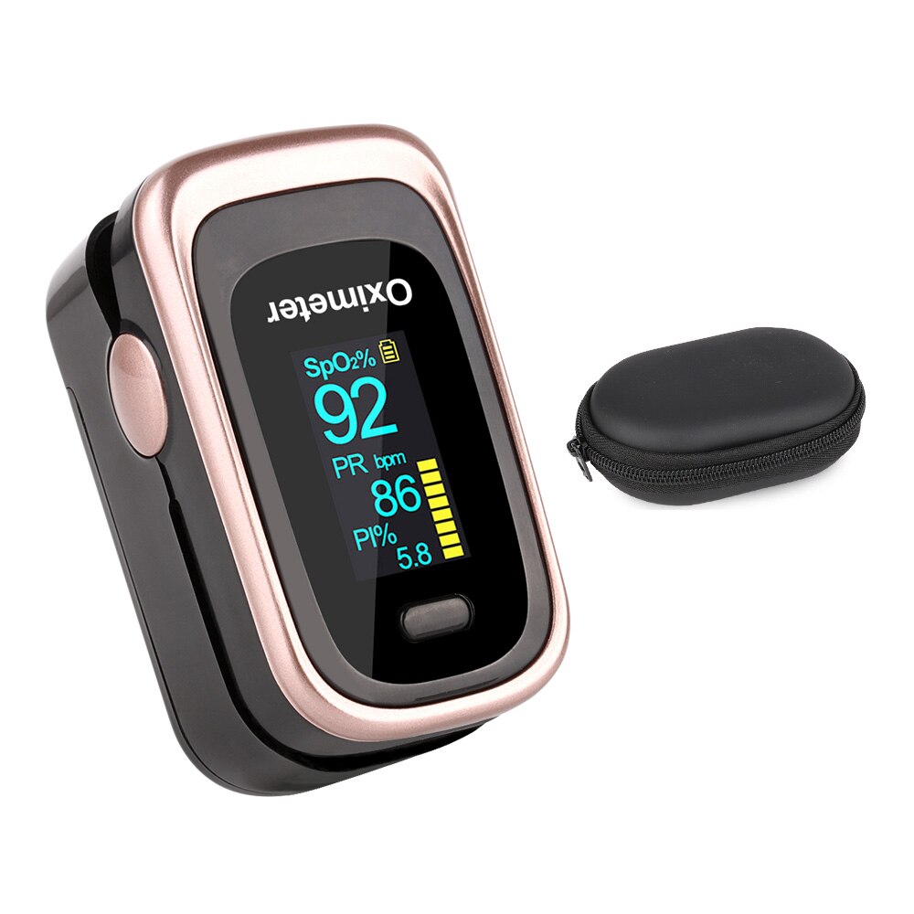 RZ Finger Pulse Oximeter Portable Digital pulsioximetro Household Health Monitor Heart Rate SPO2 PR Saturimetro Pulse Oximeter: M170-black-bag
