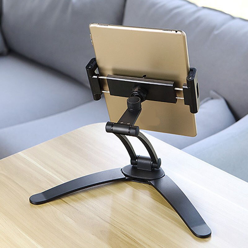Rotating Portable Monitor Wall-Mounted Metal Stand, Suitable for Tablet and Mobile Phone Stand Below 15.6-Inch