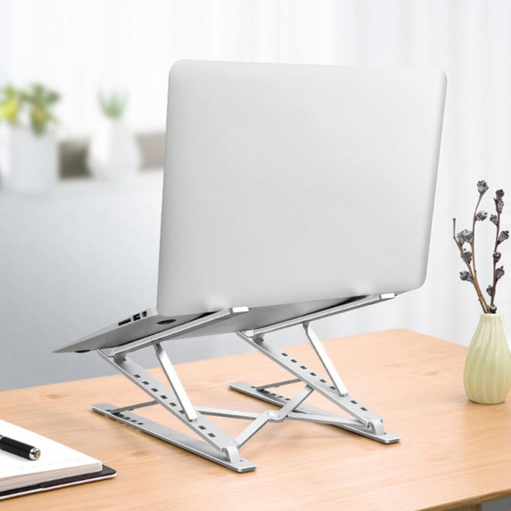 N8 faltbare laptop-pc-ständer aus aluminiumlegierung, höhenverstellbar, tragbar, für notebooks und tablets bis 12.6-17.3 zoll