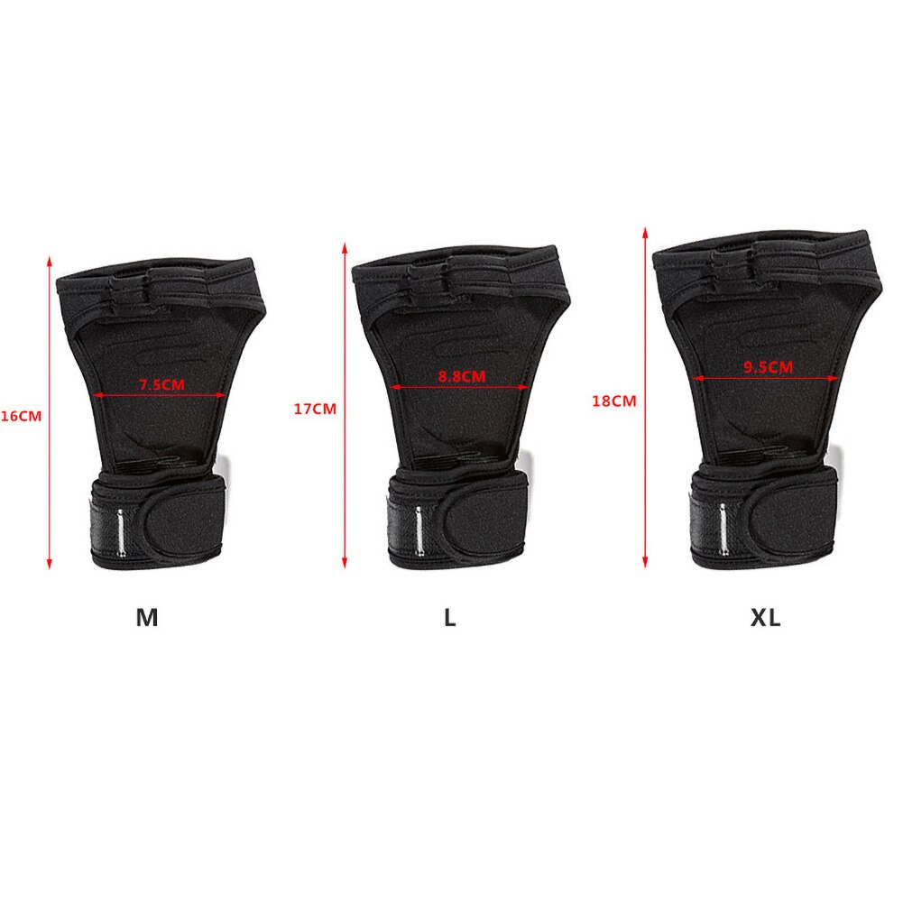 1 paire haltérophilie-crochet main-barre poignet sangles gant musculation gymnastique Fitness crochet haltérophilie gants antidérapants gants