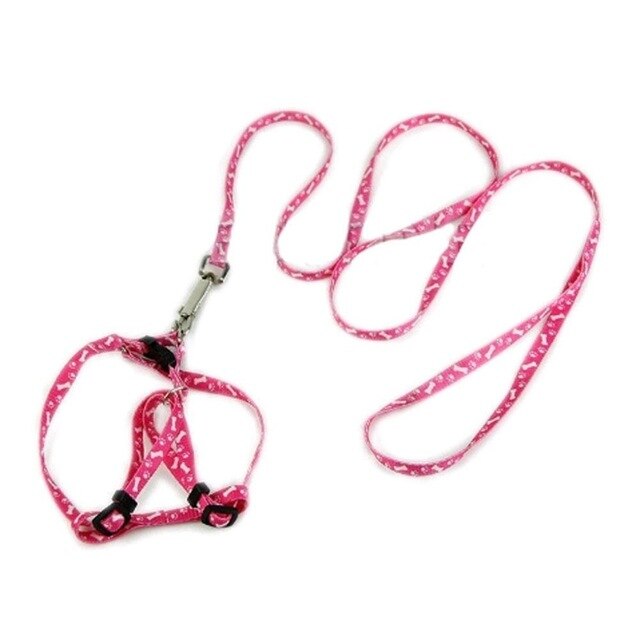 Dog Cat Harness Leash Adjustable Harness Vest Leash Collar Puppy Small Dog Outdoor Walking Chihuahua Terier Schnauzer: 4