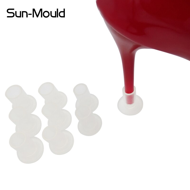 8 forskellige størrelser græsplæne strand bryllup højhælede sko hælbeskytter høj stilethæl fodtøj sko antiskridhæletui 8 par