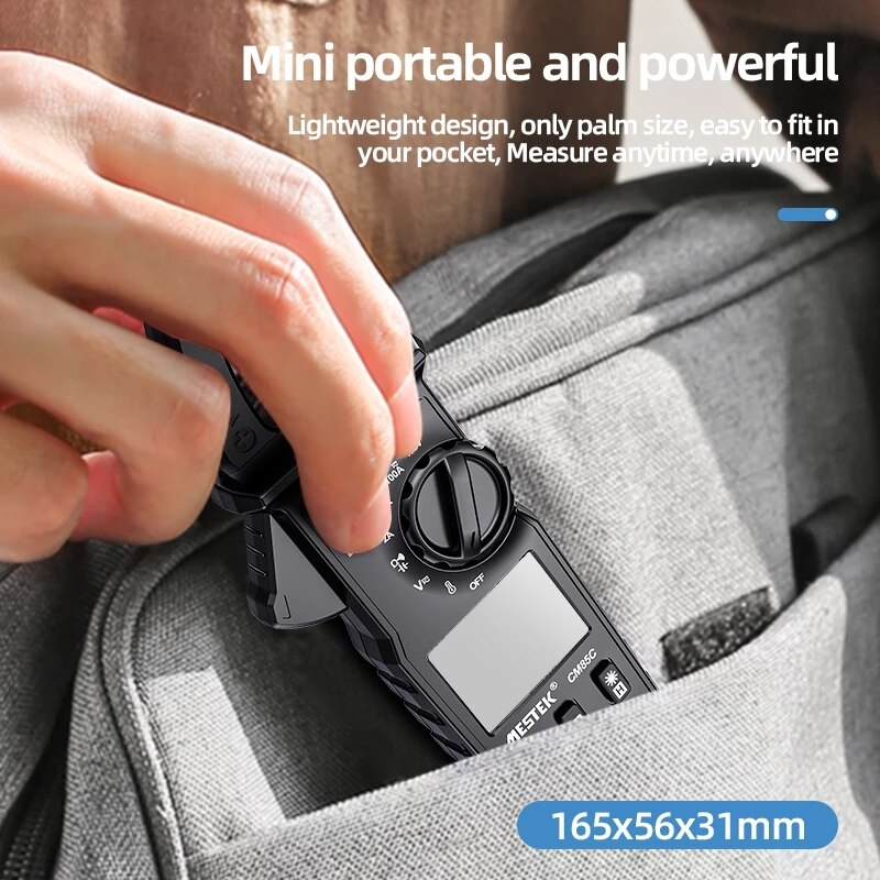 Clamp Meter Auto Range 100A 600V NCV High Precision Non-Contact Protable Clamp Meter Send Temperature Probe And Clip