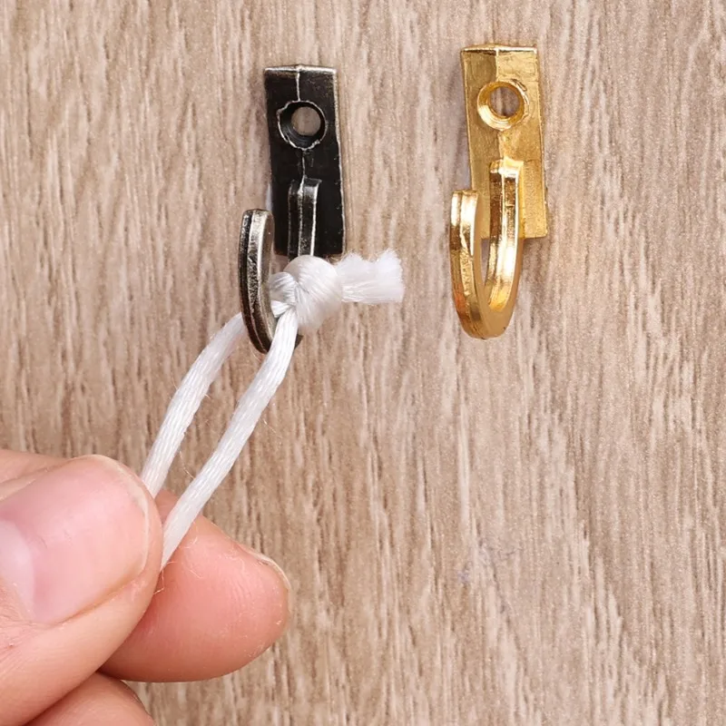 10/50 st minikrokar med skruvar dörrkrokar i antik legering för vägg, nycklar, hårrep, hängande förvaringsställ, badrumstillbehör, kök