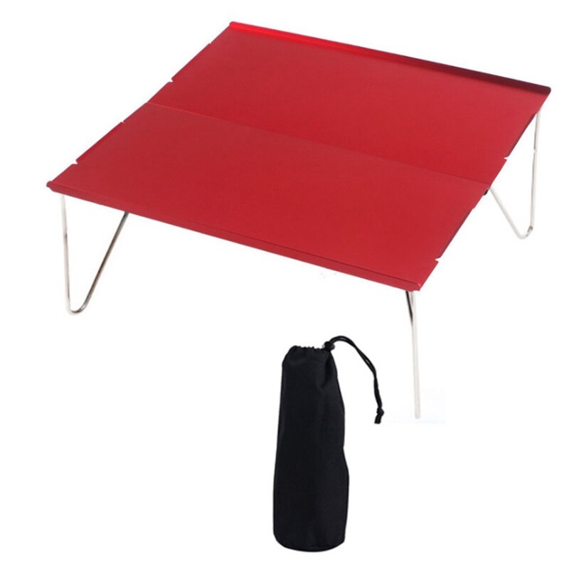 Outdoor Mini Aluminum Folding Table Folding Picnic Camping Table Portable Easy to Store Ultra Light Outdoor Dining Table