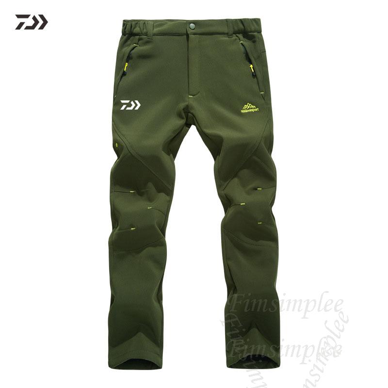 Daiwa Vissen Kleding Winter Herfst Thicken Outdoor Windjack Broek Vissen Broek Waterdicht Warm Houden Effen Vissen Kleding