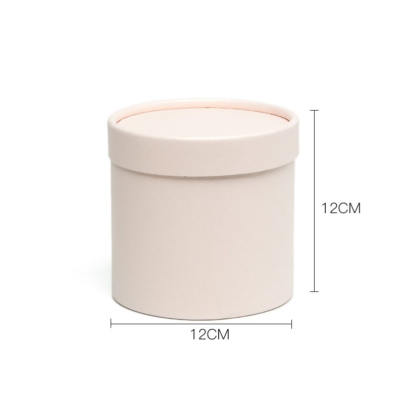 Paper Flower Arrangement Box With Lid Bucket Florist Bouquet Boxes Barrel Packing