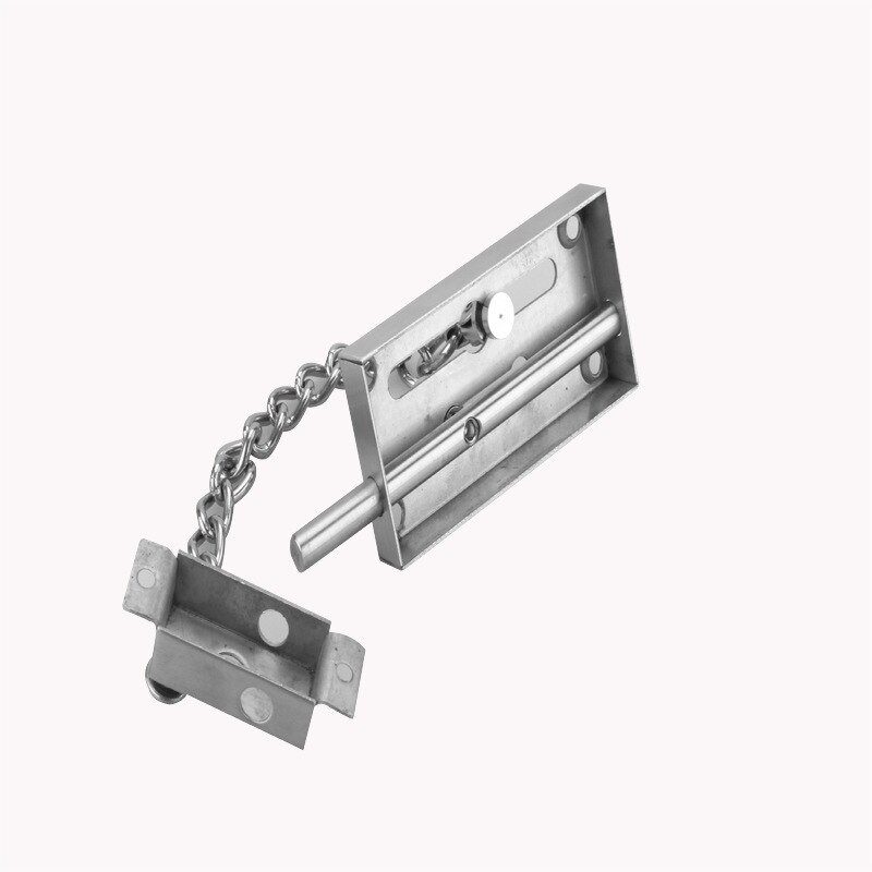 Roestvrijstalen deurketting ketting deurslot deurbout bout anti-diefstal gesp Safety chain deur gesp happ (Color : Red Patina