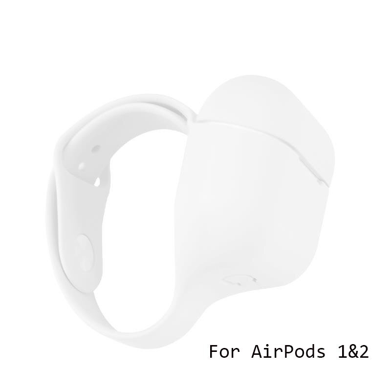 Full Protect Soft Case For Apple AirPods Pro 3 2 1 Wrist Band Sports Case For Air Pods 3 2 1 Pro Silicon Portable Bag Cover Capa: Transparent For 1 2