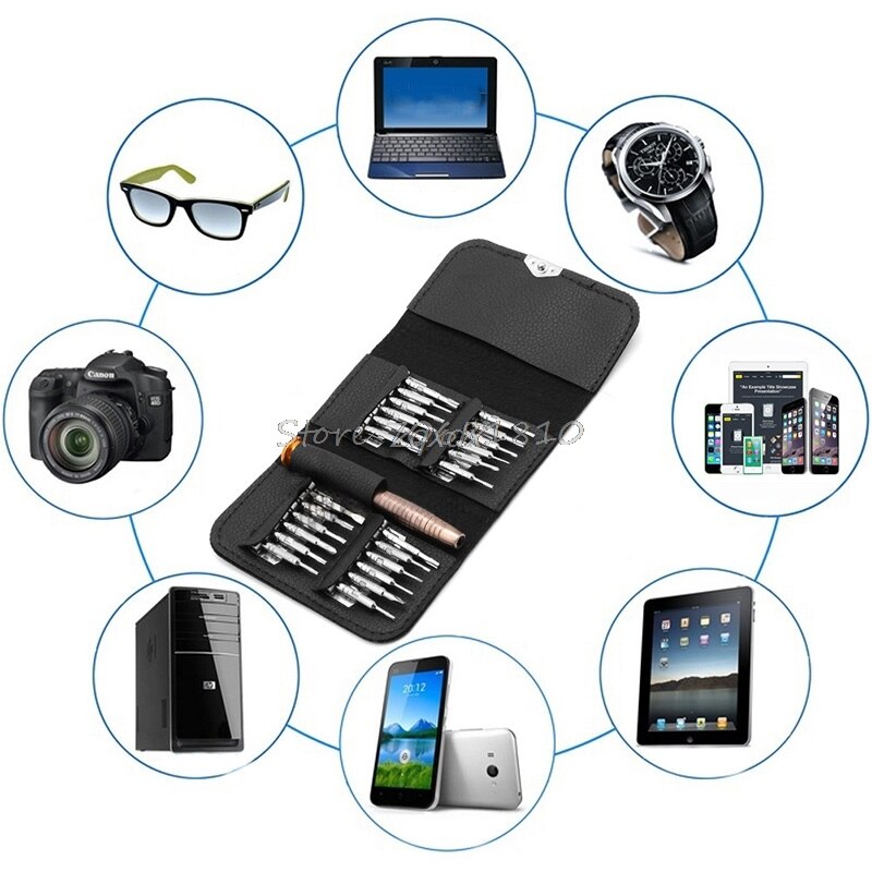 25 in1 Präzision Torx-schraubendreher praktisch Reparatur Werkzeug einstellen Für iPhone Laptop Zubehör einstellen Whosale &