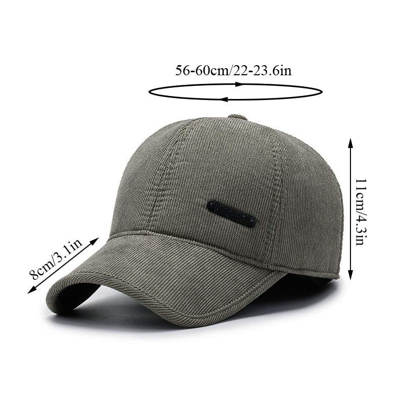 Kaffee Marine Blau Winter Warme Kabel Baseball Kappe Für Männer Frauen Einfarbig Hysterese Hüfte hüpfen Kappen Knochen Trucker Hütte gorras