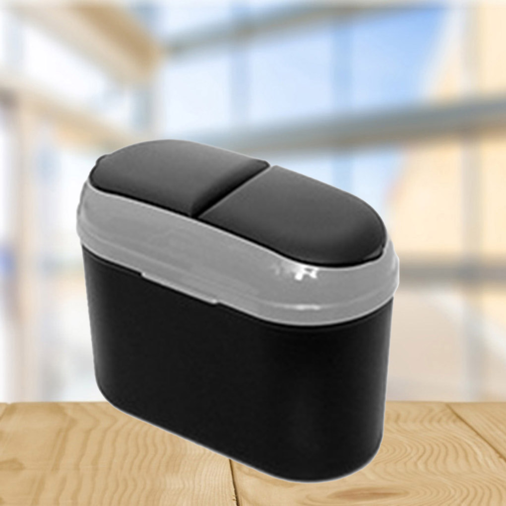 Dobbel åpenn søppelboks bildør hengende snu søppelbøtte avfallsoppbevaringsboks kjøretøy søppelbøtte