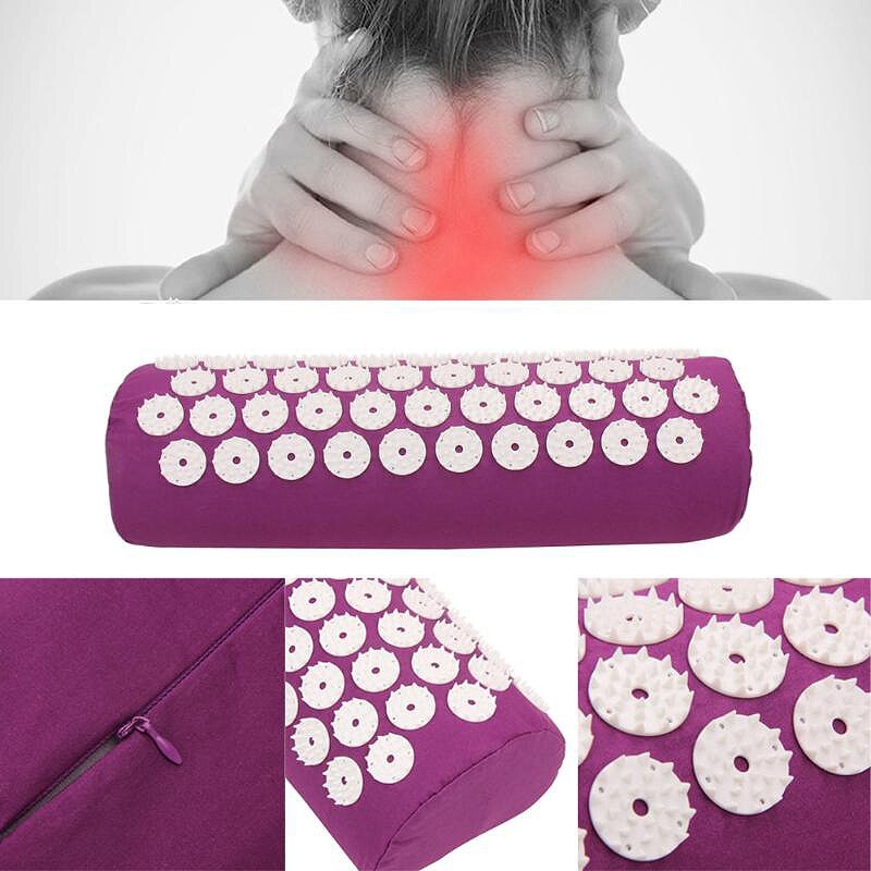 1Pcs Acupressure Massage Mat Relieve Stress Yoga Mat Massager Pillow For Body Pain Relief Health Care Massager Cushion