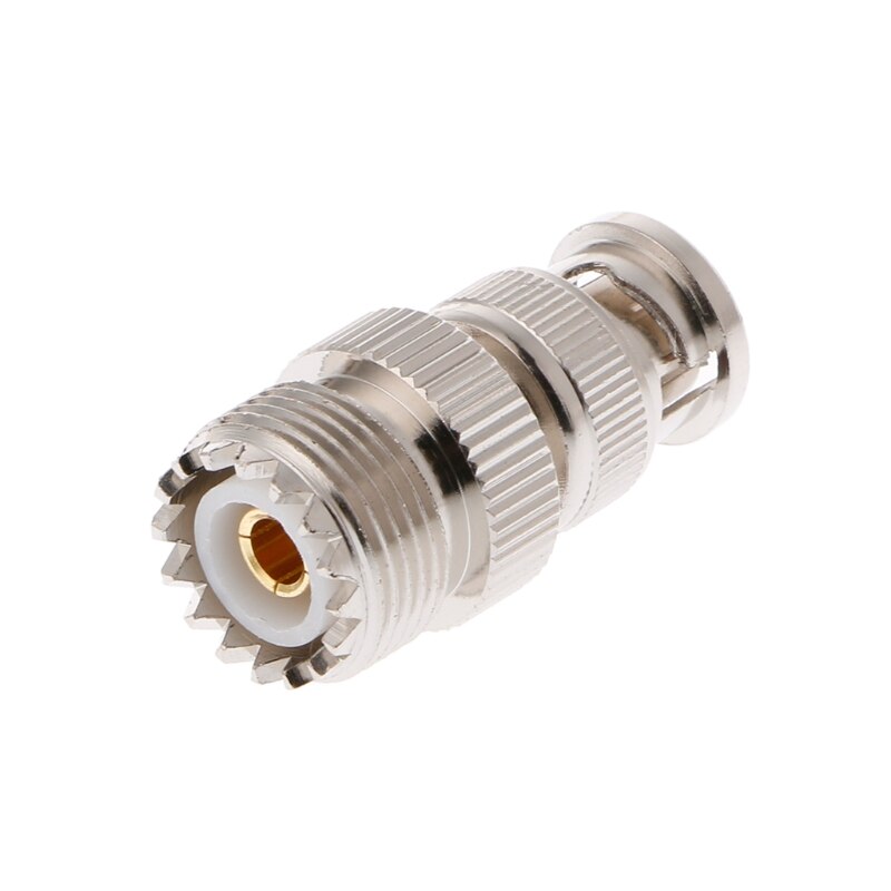 BNC Male Plug To UHF SO239 PL-259 Female Jack RF Coaxial Adapter Cable Connector: Default Title