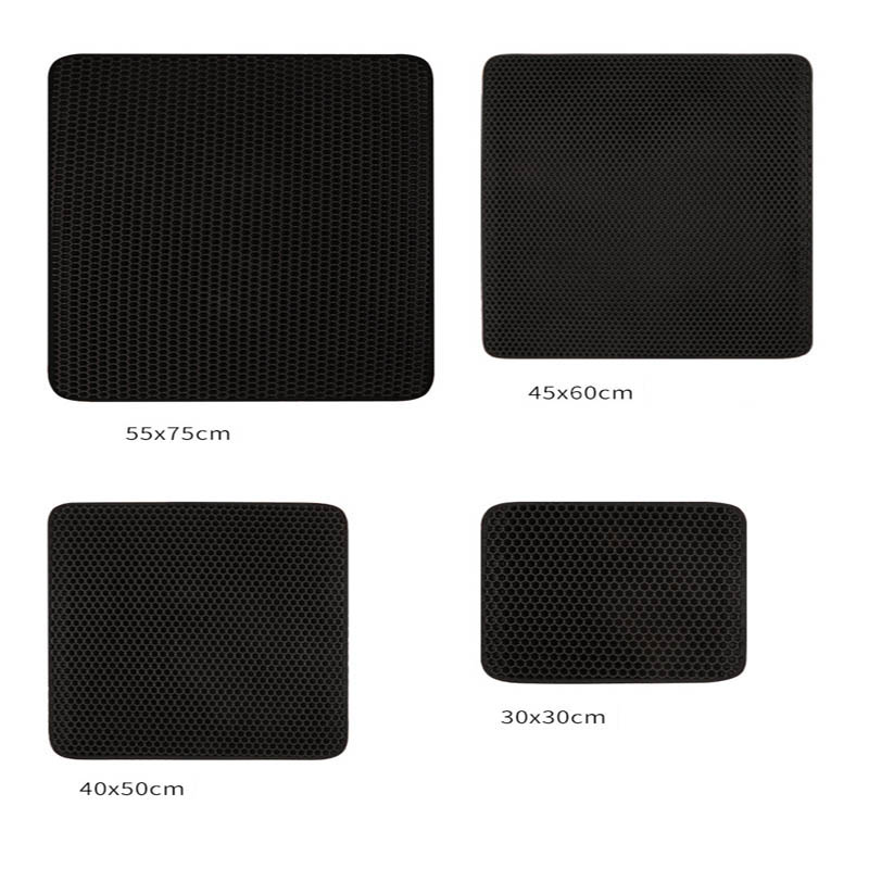 Rechteck Wasserdichte Waben Katze Matten EVA Pet Trapping Halter Katzen Matte Non-slip Puppy Pads