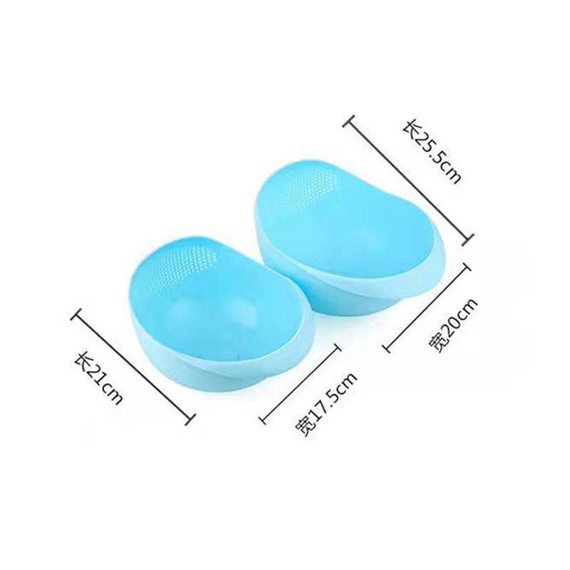 Colador de plástico de alimentaria para lavado de arroz, cesta de limpieza, escurridor, utensilios de cocina