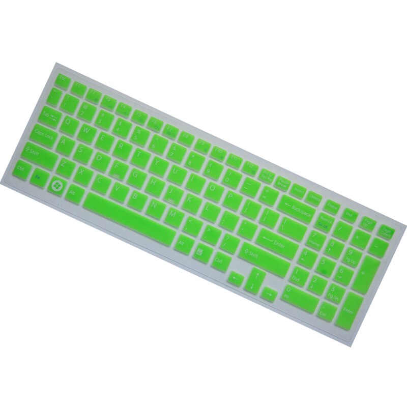 Funda protectora para teclado de ordenador portátil de 15 y 15,6 pulgadas, para Sony VAIO VPC-EH Series VPC-EH24FX/B EH2H1E/P EH2M1E/L EH2F1E EH35FM/B EH3S6E: Green