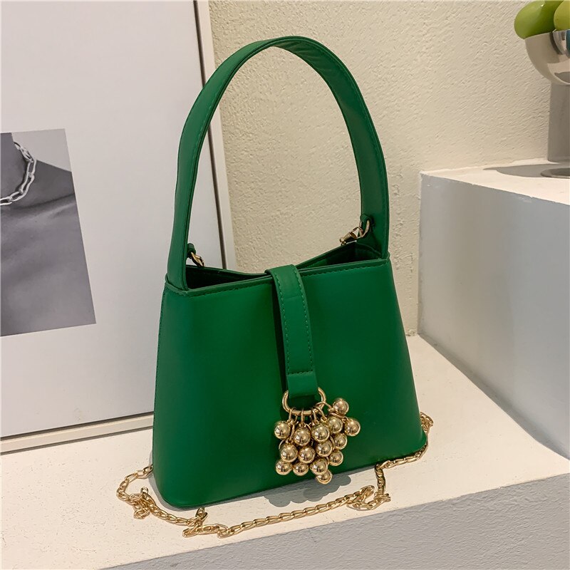 Sac à main de styliste de luxe pour femmes, Texture tendance, sacoche à bandoulière avec chaîne