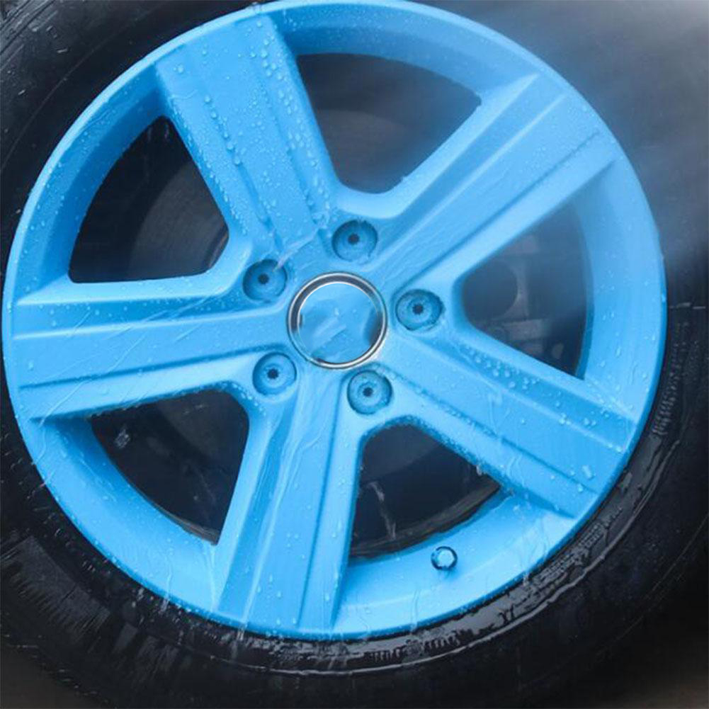 Auto hjul spray film bil dæk farve skift hjulnav maling blå grøn gul guld rød