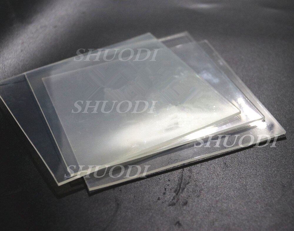 3 Pcs of 125*125mm Vacuum Forming Pressure Sheets Square Beauty White Film 1mm 2mm Soft Dental Lab Thermoplastic Material