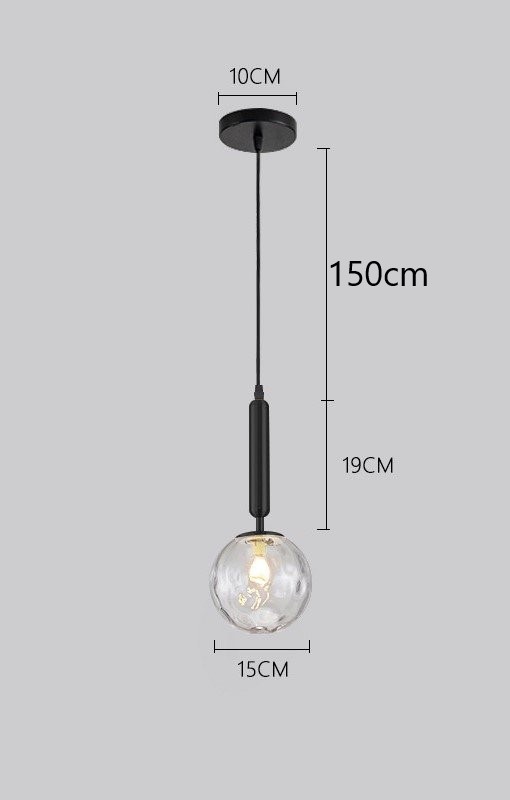 Moderne Milchglas Kugel Pendel leuchten Durcheinander schwarz LED Decke Kronleuchter für Schlafzimmer Lüster Ess treppen Decke Hängelampen: Blau