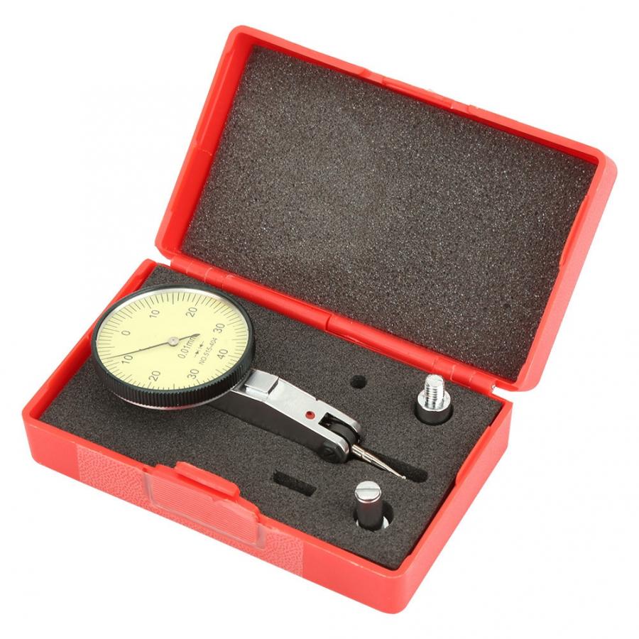 38mm Precision Tungsten Steel Dial Test Indicator Dial Gauge Meter Tool Lever Test Indicator Dial Gauge Dial Test Indicator
