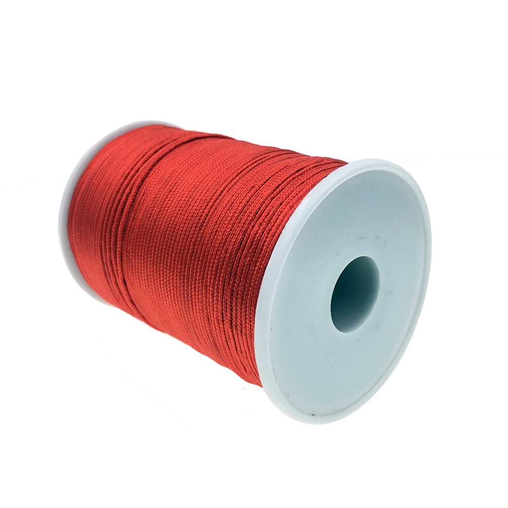 YOUGLE-Cuerda de paracaídas cuerda de 1 hilo de 150LB y 180mm, cuerda de paracaídas cuerda para tienda, línea de pesca, acampada, senderismo y al aire libre, 1,5 metros: Red.