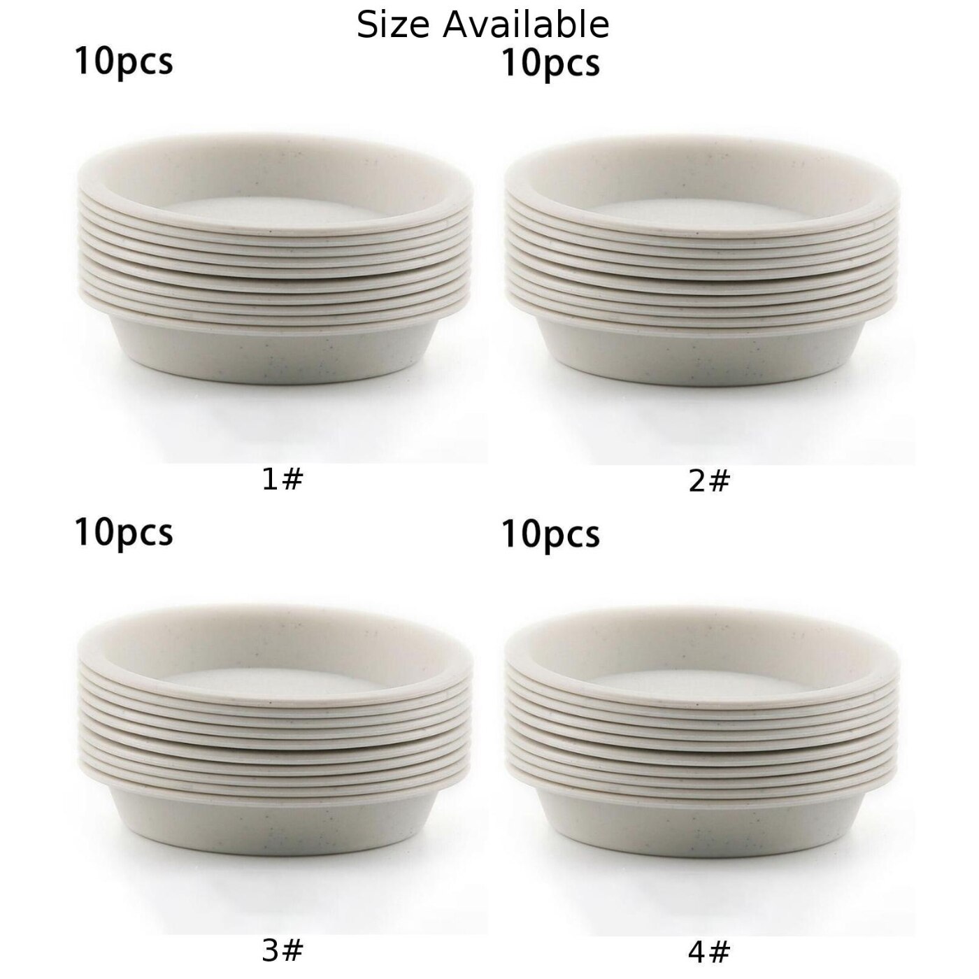 Garden Round Plant Saucer Pad Flower Pot Base Water Saving Tray Supplies Decor