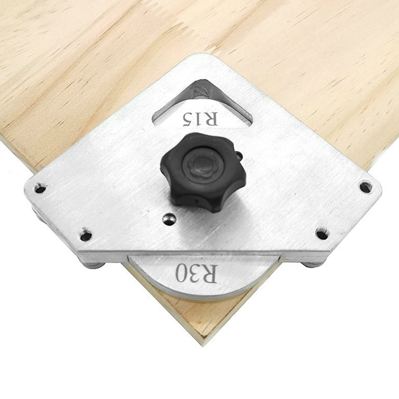 Engraving Machine Trimming Machine Woodworking Fillet R Angle Arc Woodworking Semi-Fillet Quick Positioning Template
