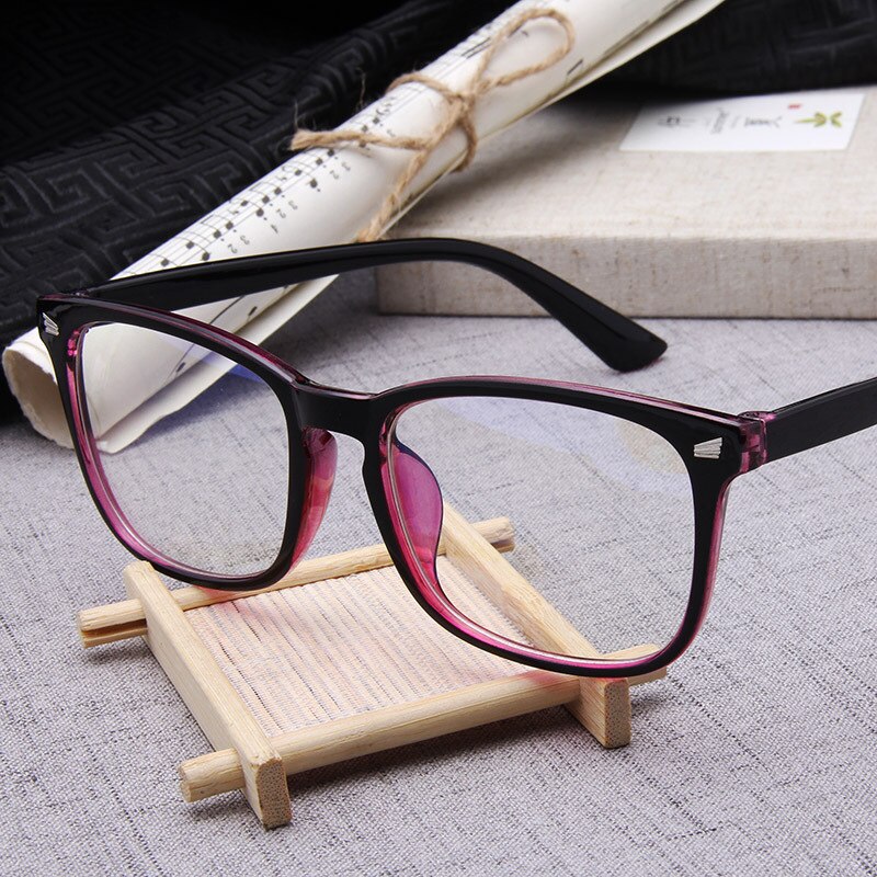 Women Men Transparent Computer Glasses Spectacle Frame Anti Blue Ray Clear Lens Eyeglasses