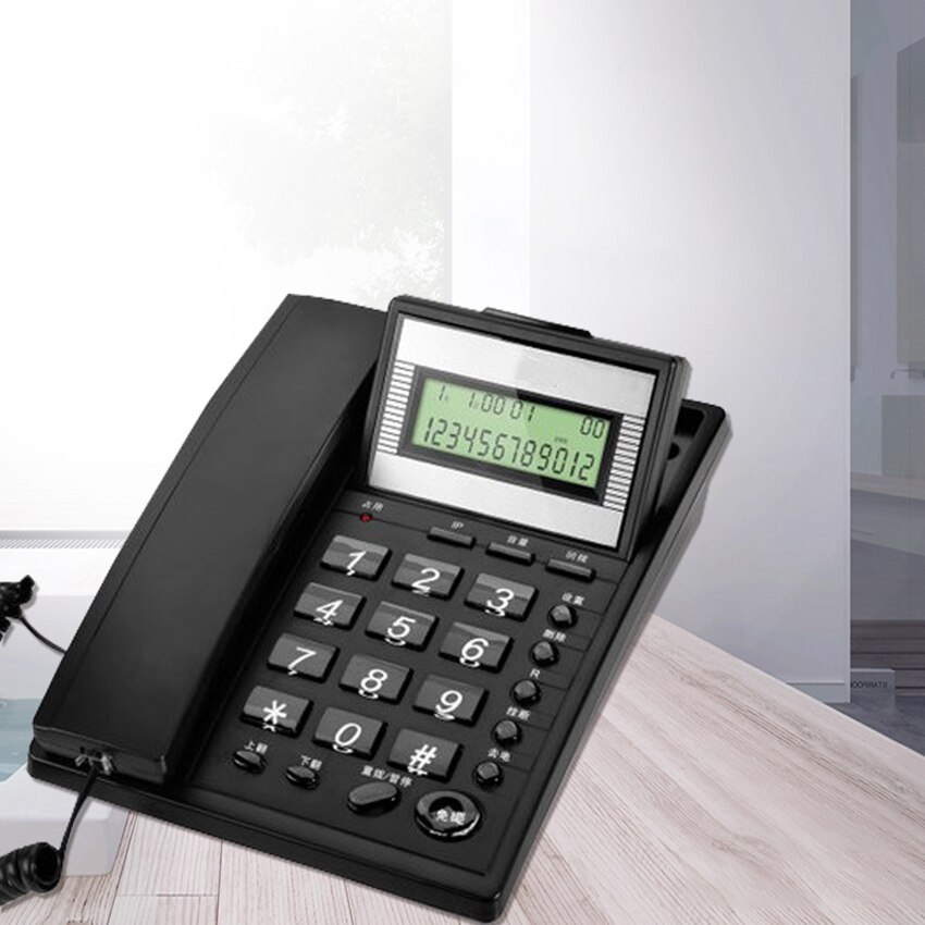 Wall-mounted landline Corded Phone With Caller ID Hands-Free Calling, Automatic IP Wired Landline Phone For Home Hotel