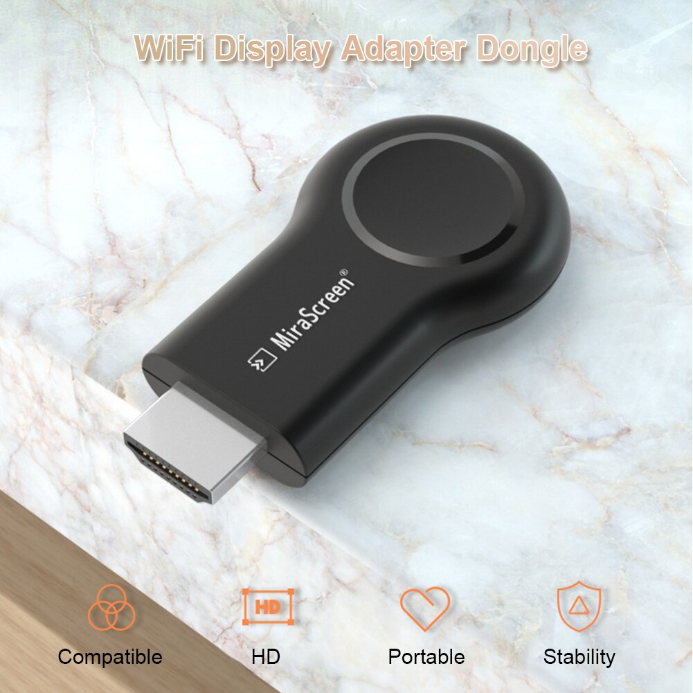 1080P Wireless WiFi Display TV Dongle Receiver HDMI-compatible TV Stick M2 M4 M9 Plus M100 For DLNA Miracast AnyCast Airplay