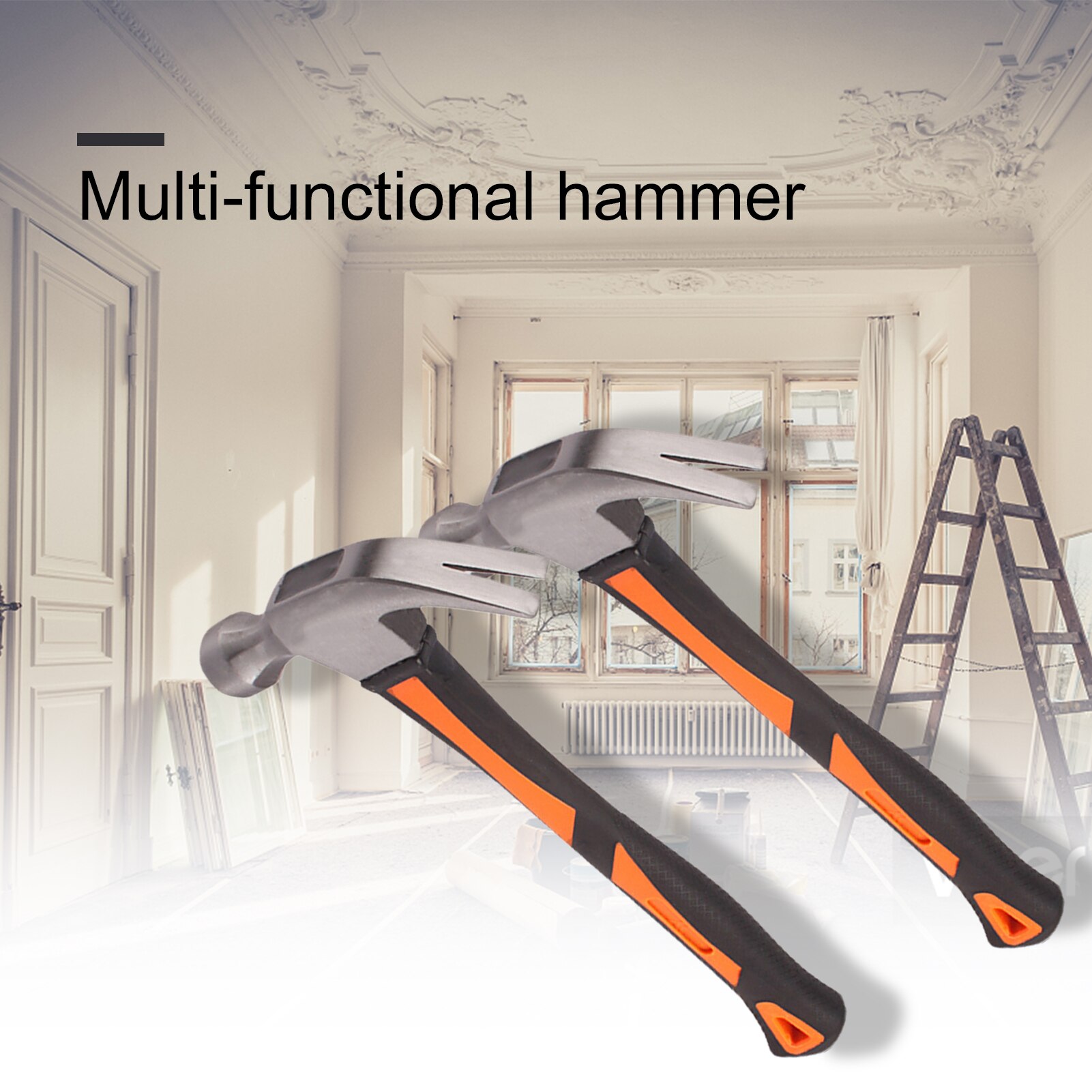 Multifunctional Non-slip Shock-absorbing Handle Claw Hammer Household Small Nail Hammer Woodworking Carpentry Hand Tool