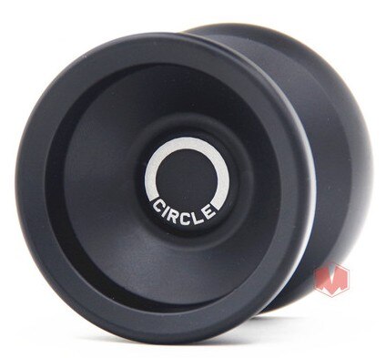 YOYO circular de metal para competición , rodamiento tipo T circular: black