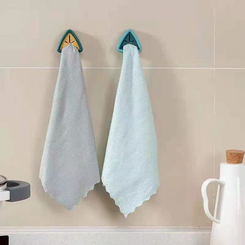 Kitchen Accessories Punch-free Rag Hook Wash Cloth Hook Hand Towel Storage Toilet Bathroom Hook Rag Storage Rack Kitchen gadget
