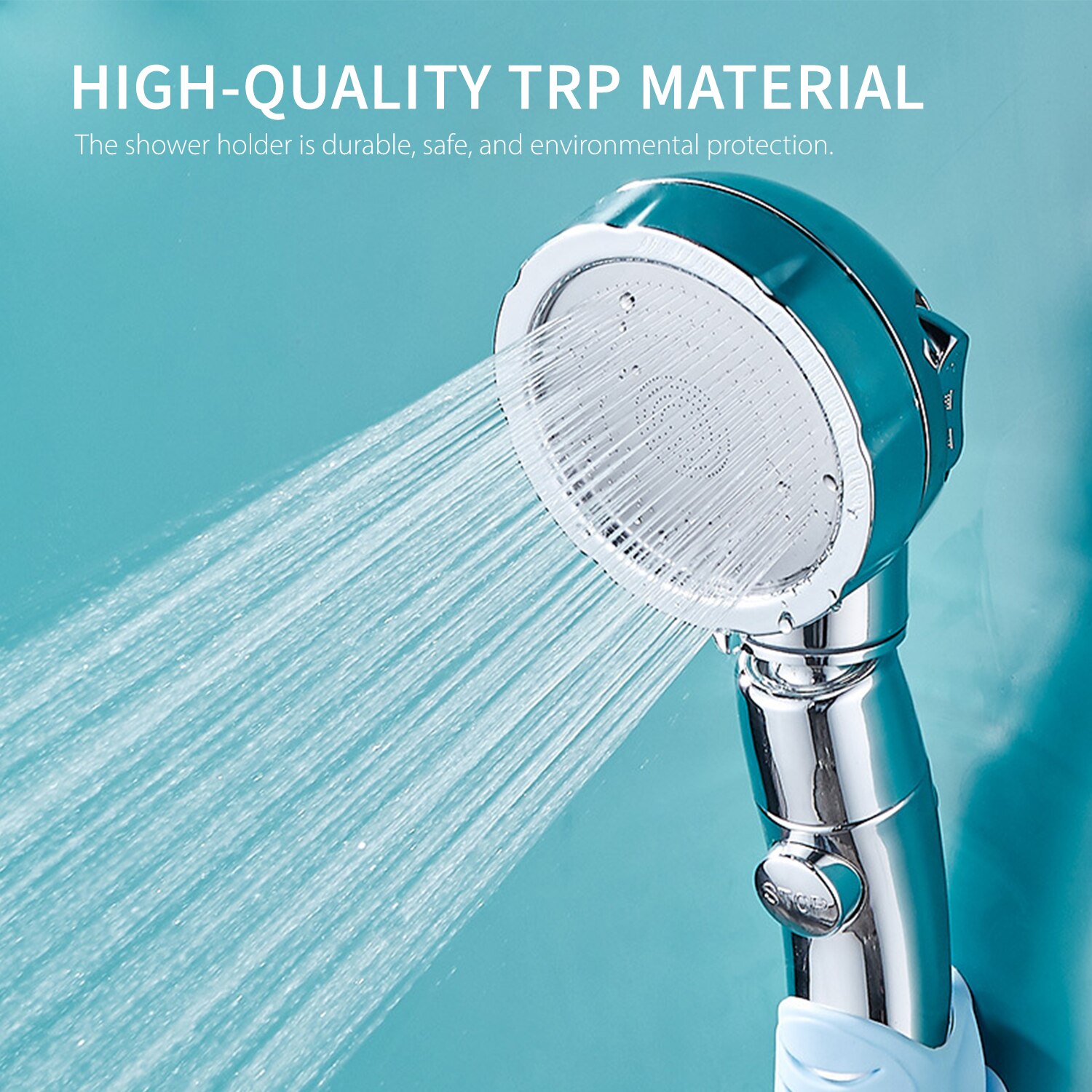 Shower Head Holder Suction Cup Bathroom Handheld Showerhead Bracket Wall Mounted Handheld Shower Holders