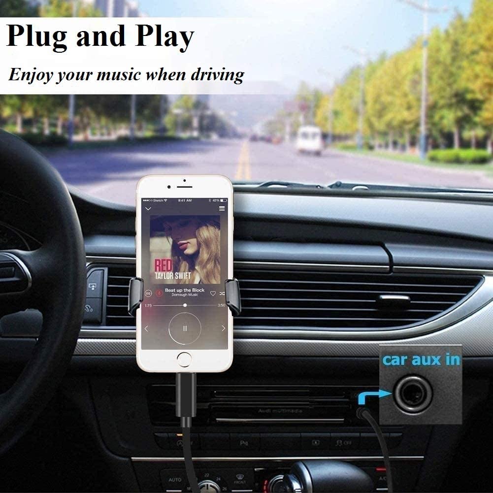 For IPhone Aux Cord for Lightning Male Audio To 3.5mm Audio Stereo Adapter Cable Compatible for Iphone 13 Pro 12 XS XR X 8 7 IOS