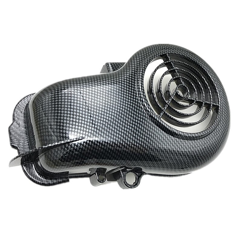 Cubierta de ventilador de fibra de carbono para motocicleta, imitación de fibra de carbono para YAMAHA JOG ZR 3YK 3KJ VINO 5AU 4JP aprio