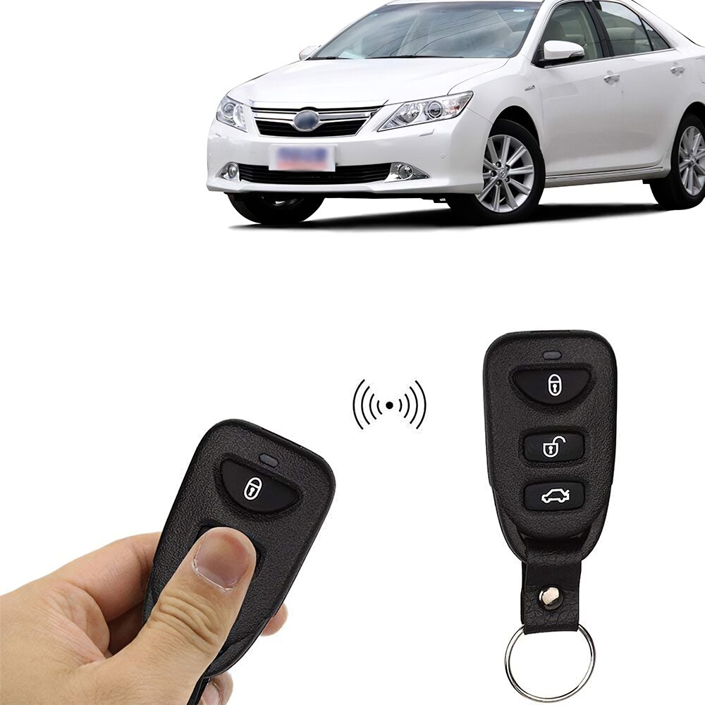 Universal Car Auto Remote Central Kit Door Lock Locking Vehicle Keyless Entry System With 2 Remote Control Car Central Lock