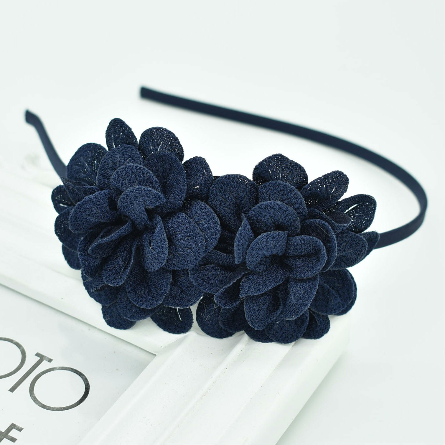 popular Children's Two flower headband headdress girls multicolor hair accessories flower hair band Female pop: V14